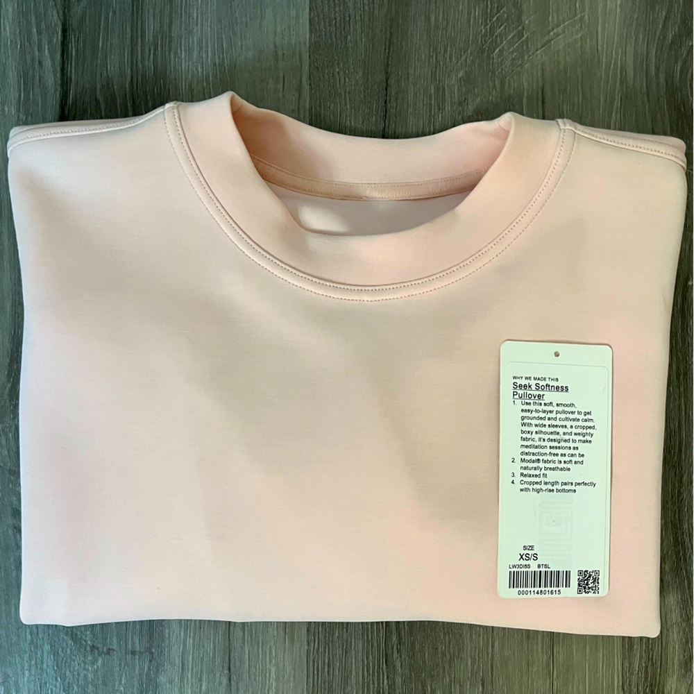 Lululemon Seek Softness Pullover in Balletslipper